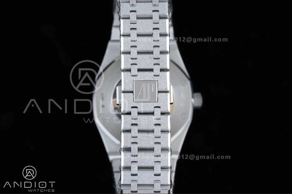 Lightweight Royal Oak 41mm Openworked 15407 SS Frosted THBF 1:1 Best Edition on SS Bracelet SA3132 V 138