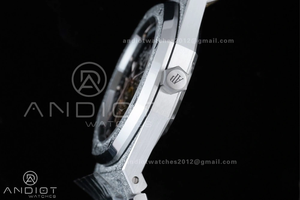 Lightweight Royal Oak 41mm Openworked 15407 SS Frosted THBF 1:1 Best Edition on SS Bracelet SA3132 V 138