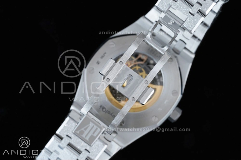 Lightweight Royal Oak 41mm Openworked 15407 SS Frosted THBF 1:1 Best Edition on SS Bracelet SA3132 V 138