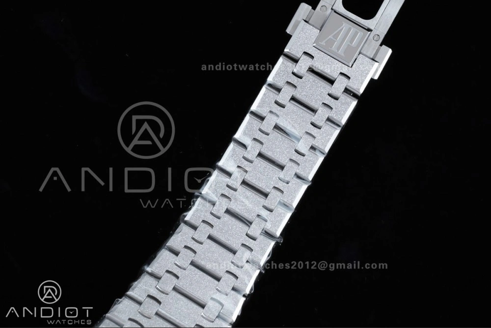 Lightweight Royal Oak 41mm Openworked 15407 SS Frosted THBF 1:1 Best Edition on SS Bracelet SA3132 V 138