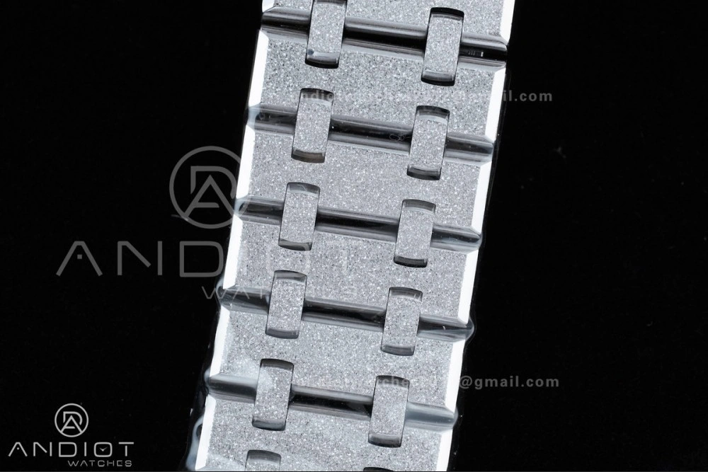 Lightweight Royal Oak 41mm Openworked 15407 SS Frosted THBF 1:1 Best Edition on SS Bracelet SA3132 V 138