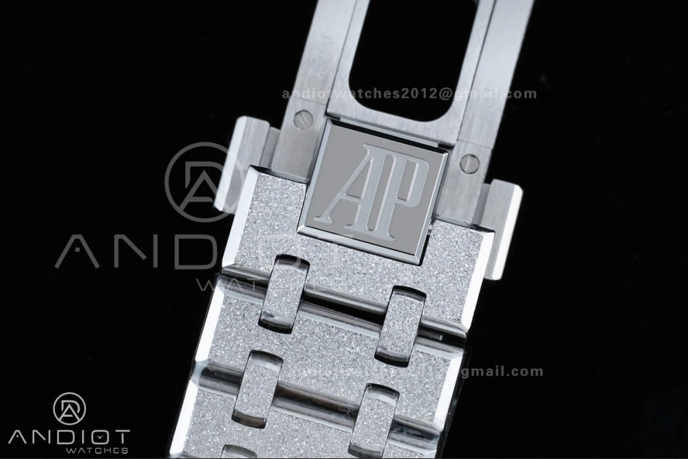 Lightweight Royal Oak 41mm Openworked 15407 SS Frosted THBF 1:1 Best Edition on SS Bracelet SA3132 V 138
