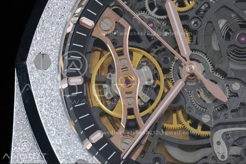 Lightweight Royal Oak 41mm Openworked 15407 SS Frosted THBF 1:1 Best Edition on SS Bracelet SA3132 V 138