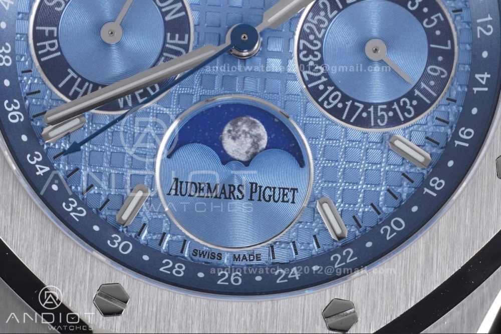 Royal Oak 41mm Perpetual Calendar 26574 SS APSF1:1 Best Edition Iced Blue Dial on SS Bracelet A FreshLook 139