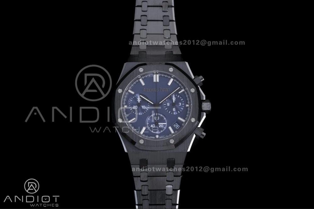 Royal Oak Chrono 26240 Blue Ceramic APSF 1:1 Best Edition on Ceramic Bracelet SA4401 Super Clone TopPick 150