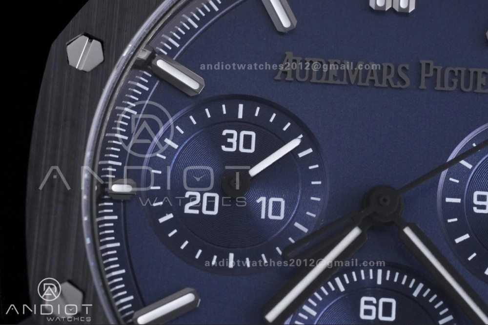 Royal Oak Chrono 26240 Blue Ceramic APSF 1:1 Best Edition on Ceramic Bracelet SA4401 Super Clone TopPick 150