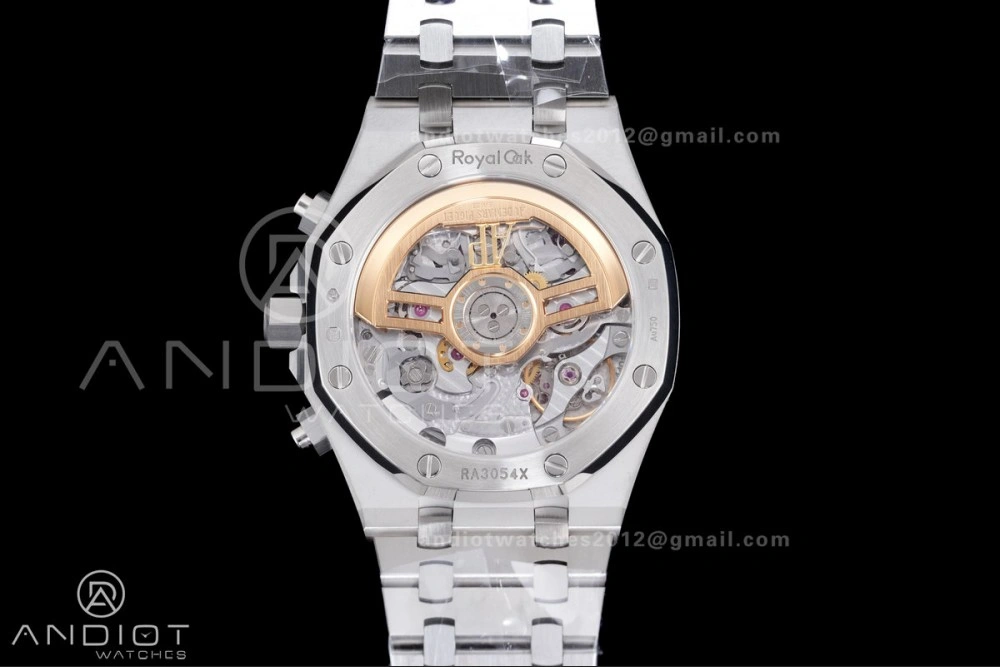 Royal Oak Chrono 26240 Frosted SS APSF 1:1 Best Edition Ice Blue Dial on Bracelet SA4401 Super Clone TimelessDesign 143