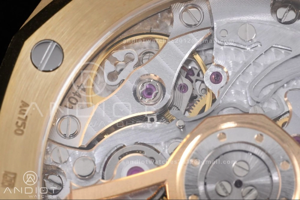 Snug Royal Oak Chrono 26240 Frosted YG APSF 1:1 Best Edition YG Faded Dial on Bracelet SA4401 Super Clone 147