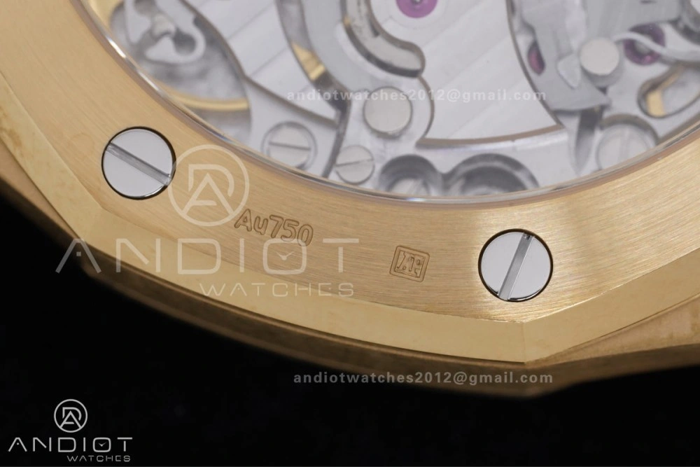 Snug Royal Oak Chrono 26240 Frosted YG APSF 1:1 Best Edition YG Faded Dial on Bracelet SA4401 Super Clone 147