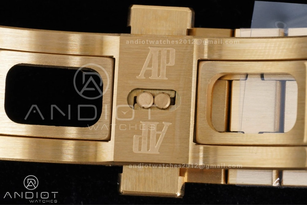 Snug Royal Oak Chrono 26240 Frosted YG APSF 1:1 Best Edition YG Faded Dial on Bracelet SA4401 Super Clone 147