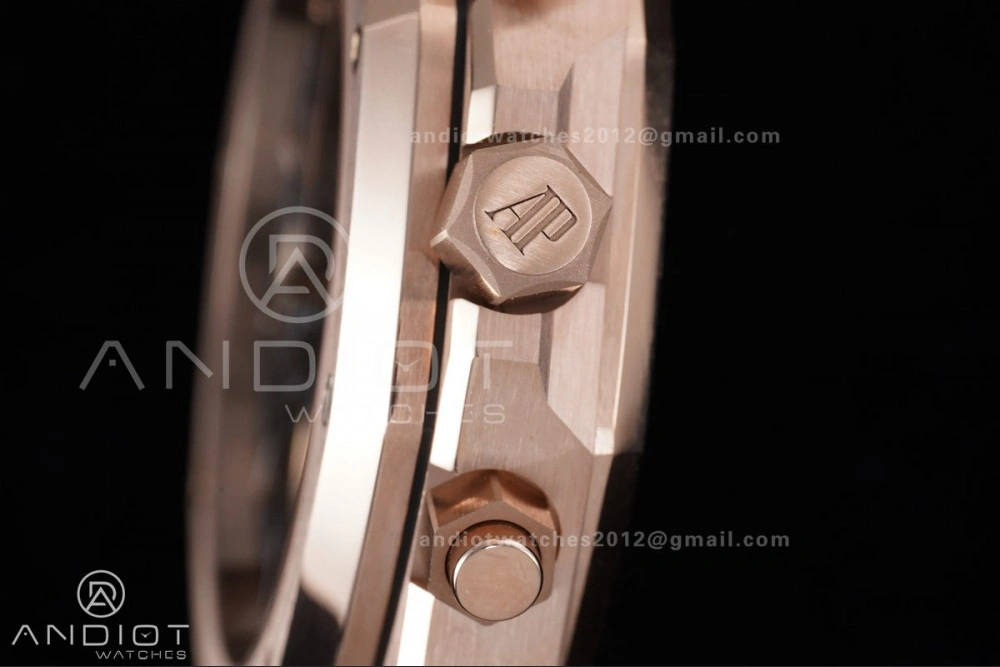 Royal Oak Chrono 26240 RG APSF 1:1 Best Edition Green Dial on RG Bracelet SA4401 Super Clone Packable 142