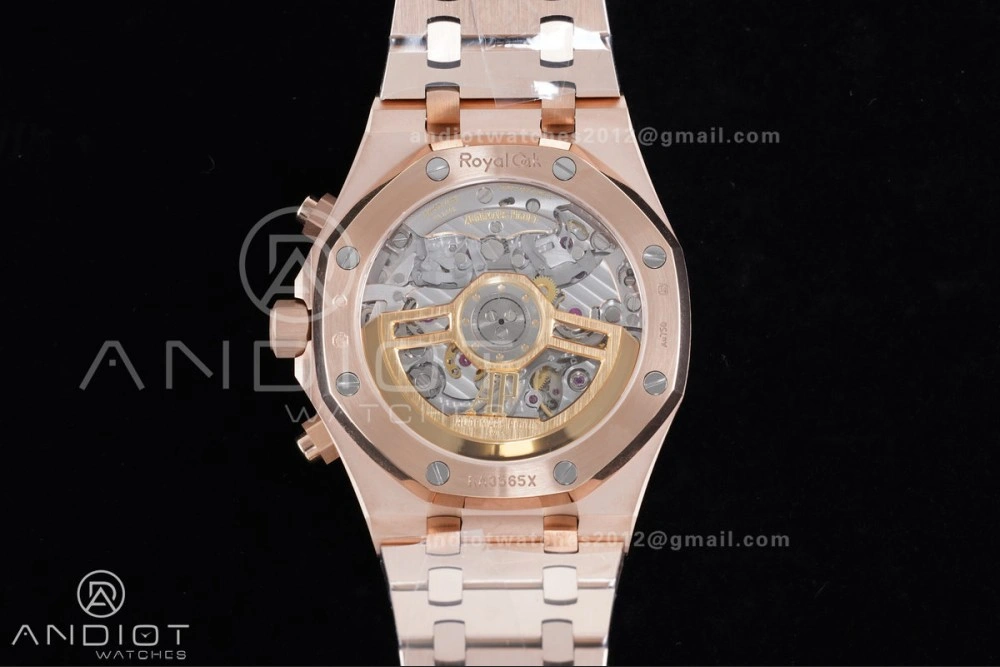 Royal Oak Chrono 26240 RG APSF 1:1 Best Edition Green Dial on RG Bracelet SA4401 Super Clone Packable 142
