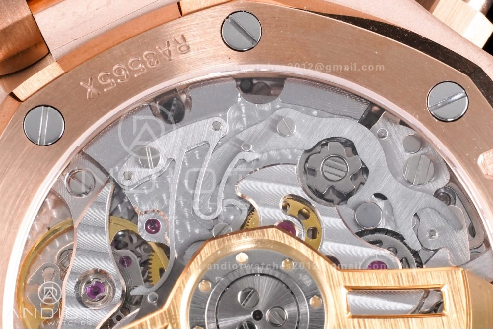 Royal Oak Chrono 26240 RG APSF 1:1 Best Edition Green Dial on RG Bracelet SA4401 Super Clone Packable 142