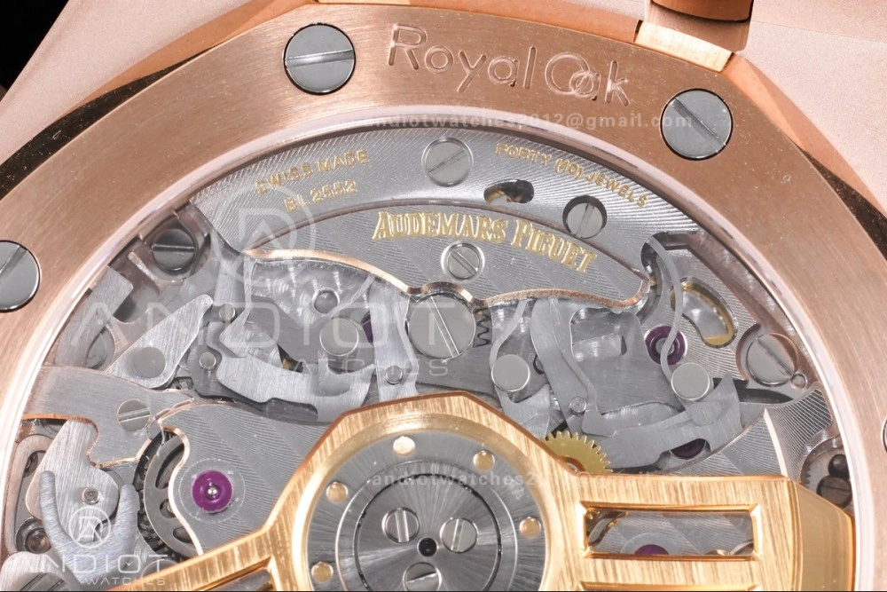 Royal Oak Chrono 26240 RG APSF 1:1 Best Edition Green Dial on RG Bracelet SA4401 Super Clone Packable 142