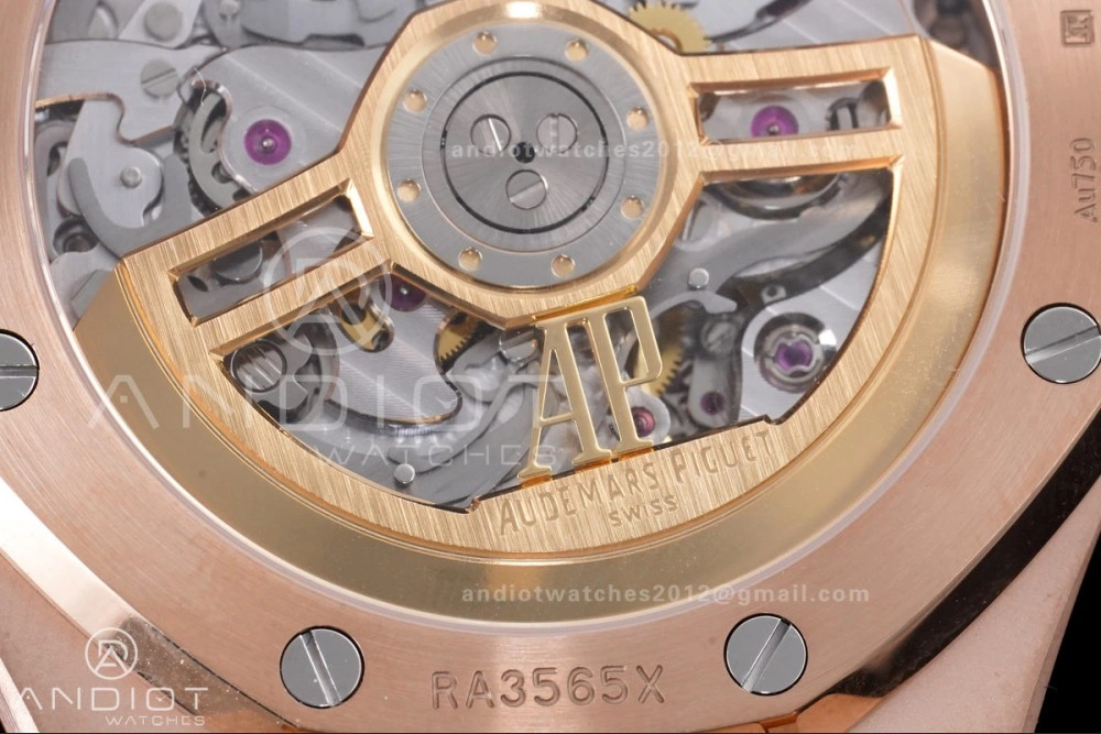 Royal Oak Chrono 26240 RG APSF 1:1 Best Edition Green Dial on RG Bracelet SA4401 Super Clone Packable 142