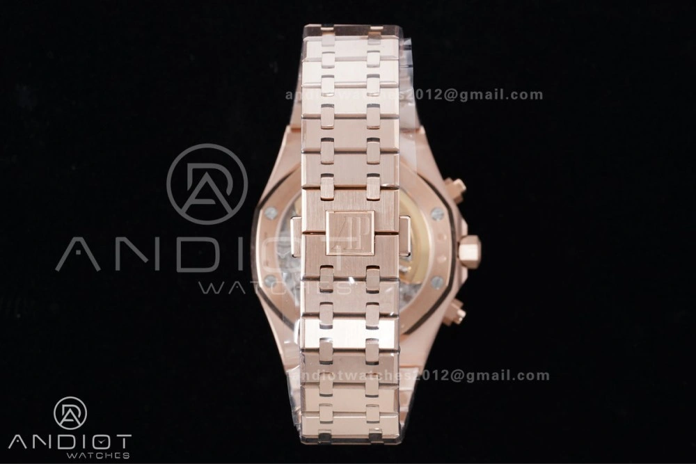 Royal Oak Chrono 26240 RG APSF 1:1 Best Edition Green Dial on RG Bracelet SA4401 Super Clone Packable 142