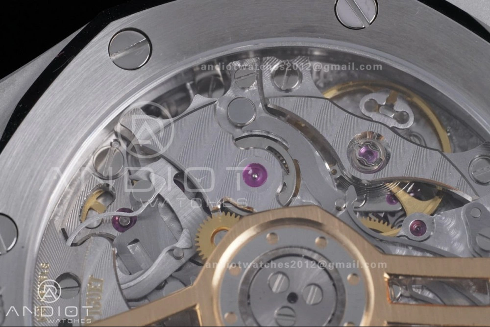 Comfortable Royal Oak Chrono 26240 SS APSF 1:1 Best Edition Black Dial on SS Bracelet SA4401 Super Clone 145