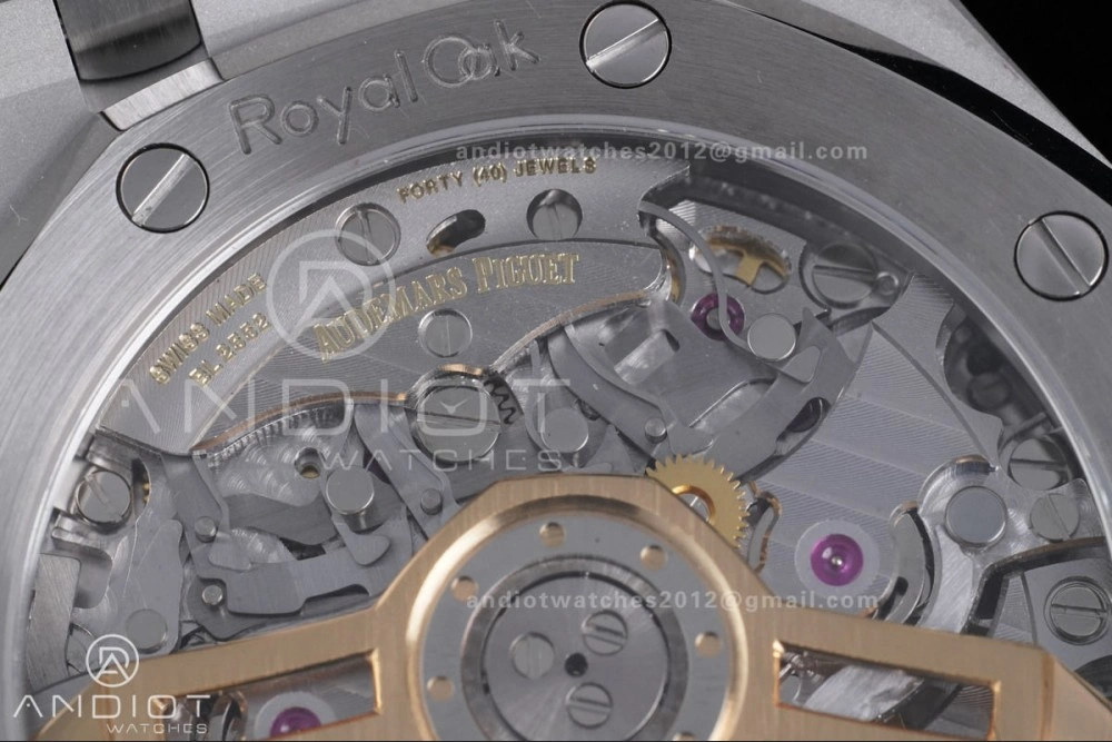 Comfortable Royal Oak Chrono 26240 SS APSF 1:1 Best Edition Black Dial on SS Bracelet SA4401 Super Clone 145