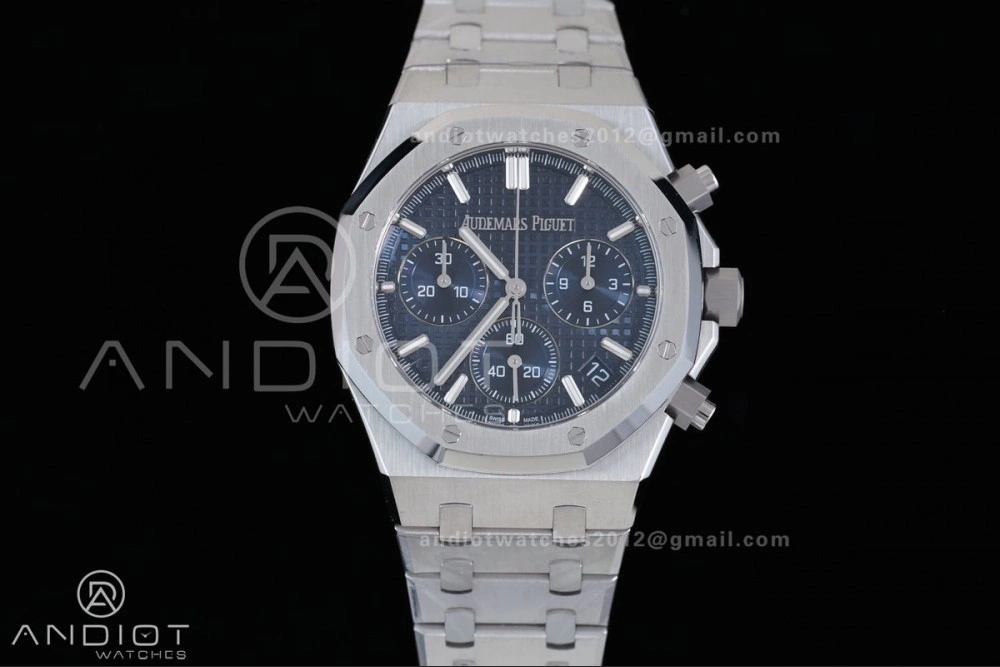 Neat Royal Oak Chrono 26240 SS APSF 1:1 Best Edition Blue Dial on SS Bracelet SA4401 Super Clone 146