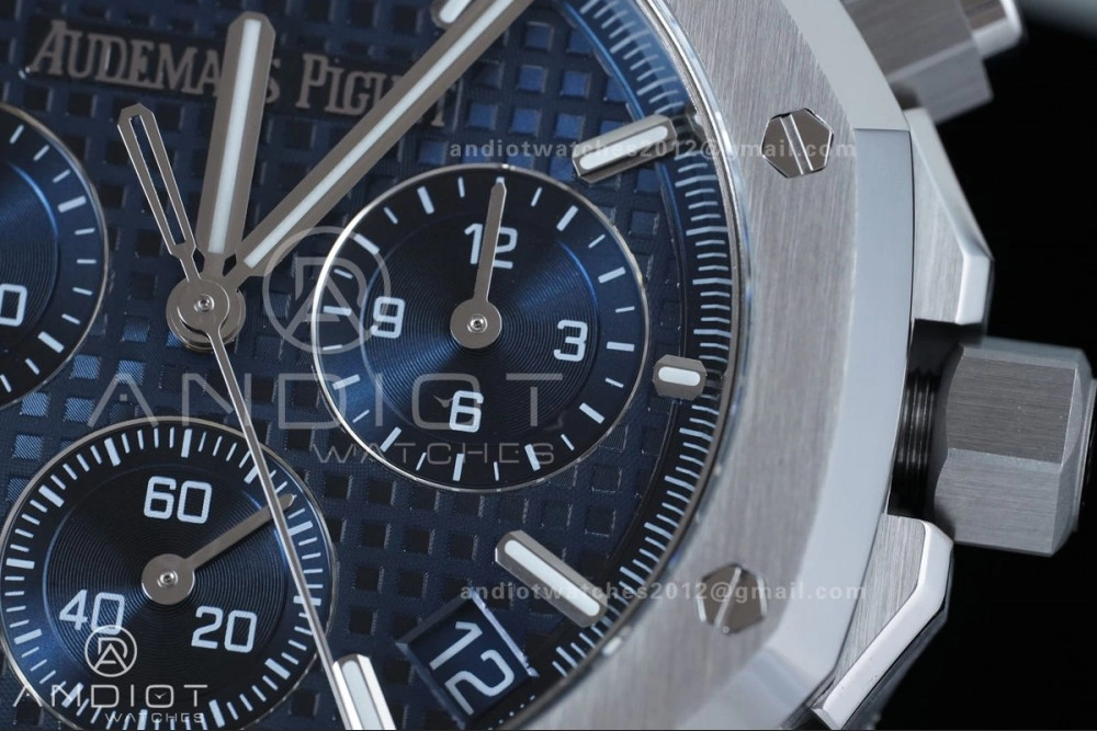 Neat Royal Oak Chrono 26240 SS APSF 1:1 Best Edition Blue Dial on SS Bracelet SA4401 Super Clone 146
