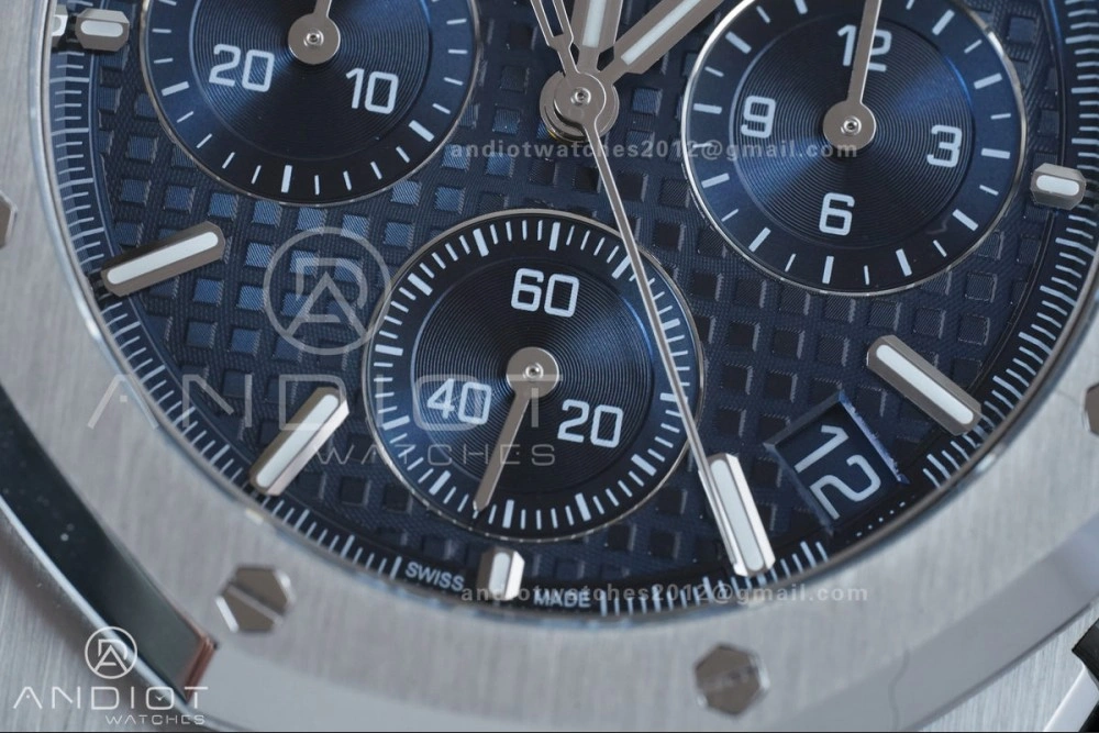 Neat Royal Oak Chrono 26240 SS APSF 1:1 Best Edition Blue Dial on SS Bracelet SA4401 Super Clone 146