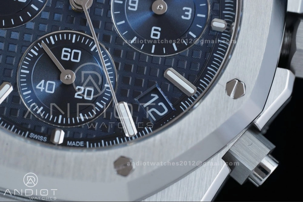 Neat Royal Oak Chrono 26240 SS APSF 1:1 Best Edition Blue Dial on SS Bracelet SA4401 Super Clone 146