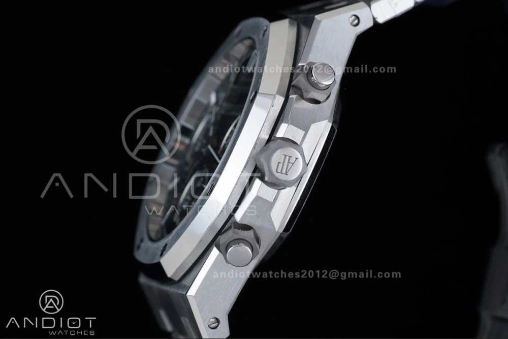 BestValue Royal Oak Chrono 26240 SS APSF 1:1 Best Edition Green Dial on SS Bracelet SA4401 Super Clone 158