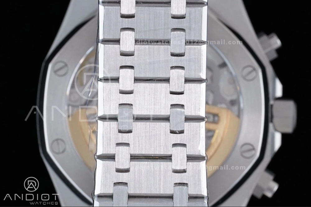 BestValue Royal Oak Chrono 26240 SS APSF 1:1 Best Edition Green Dial on SS Bracelet SA4401 Super Clone 158