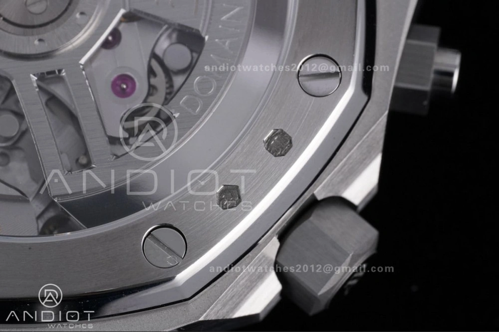 Minimalist Royal Oak Chrono 26240 SS APSF 1:1 Best Edition Purple Dial on SS Bracelet SA4401 Super Clone 148