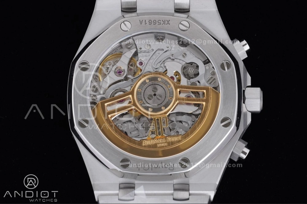 Royal Oak Chrono 26240 SS APSF 1:1 Best Edition White Dial on SS Bracelet SA4401 Super Clone Modern 152