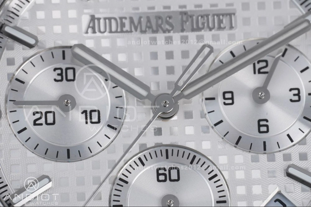 Royal Oak Chrono 26240 SS APSF 1:1 Best Edition White Dial on SS Bracelet SA4401 Super Clone Modern 152