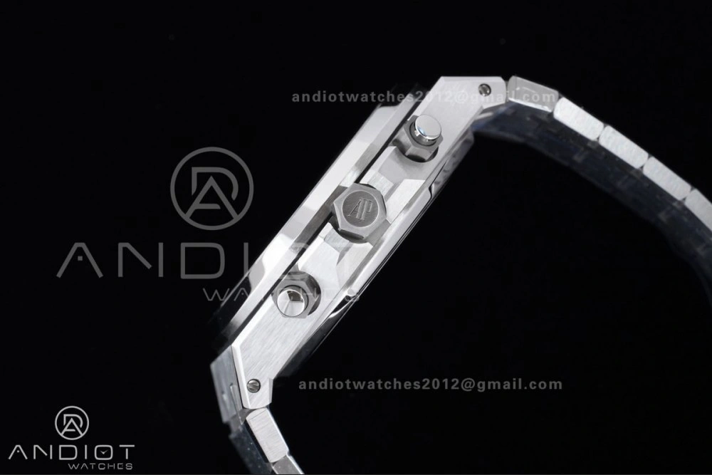 Royal Oak Chrono 26240 SS APSF 1:1 Best Edition White Dial on SS Bracelet SA4401 Super Clone Modern 152