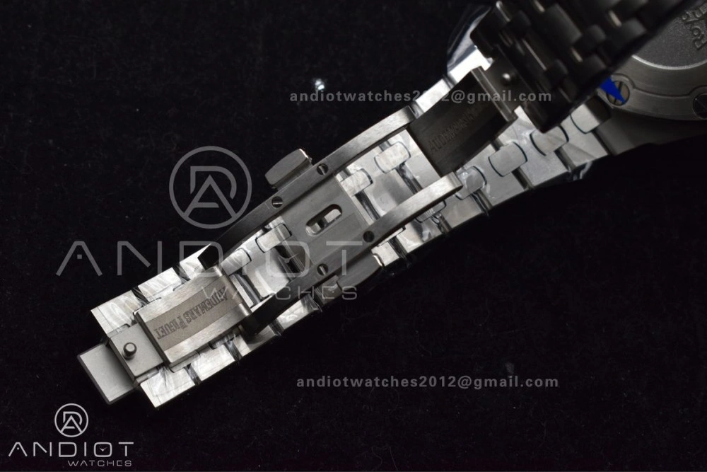 Royal Oak Offshore Diver 15703 APSF 1:1 Best Edition Black Dial on SS Bracelet SA3120 Super Clone Flexible 151