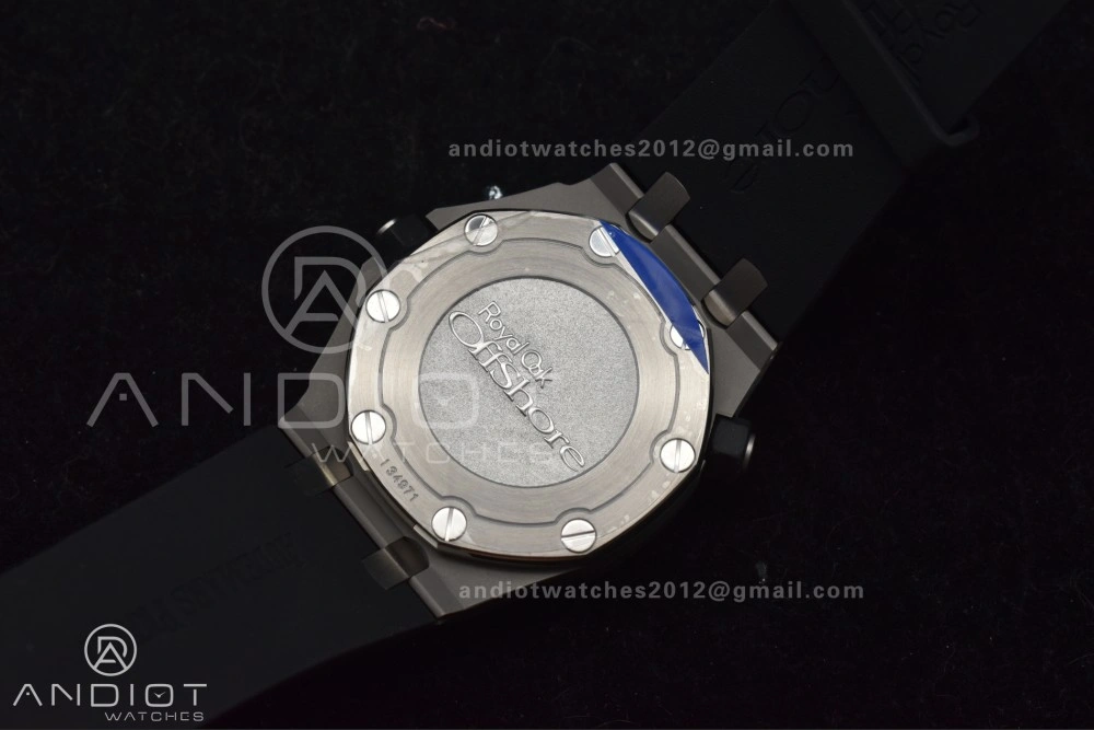 Minimalist Royal Oak Offshore Diver 15703 ZF 1:1 Best Edition Black Dial on Black Rubber Strap A 153
