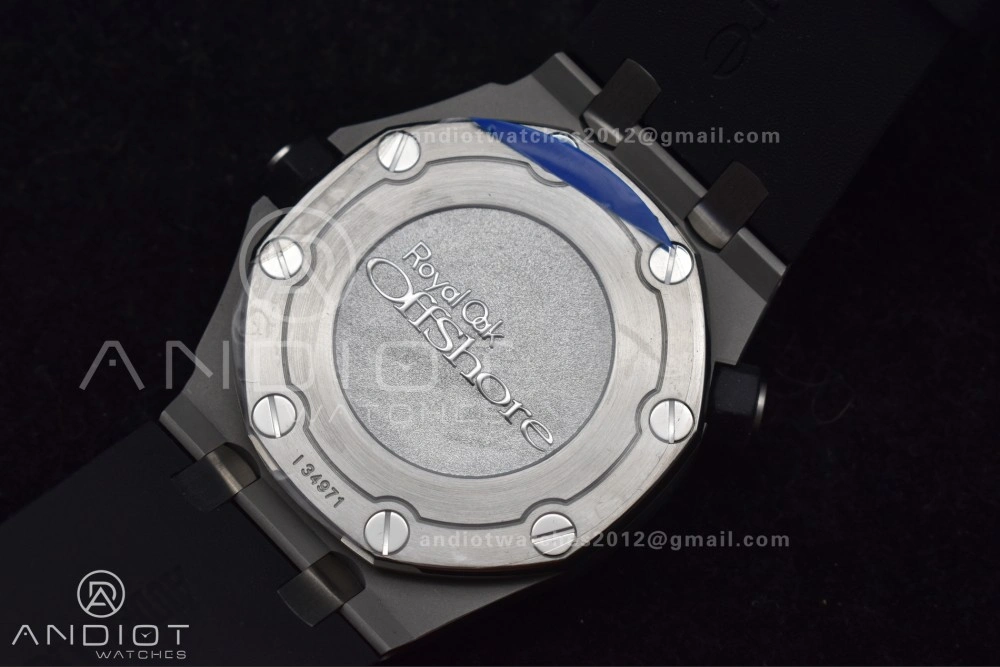 Minimalist Royal Oak Offshore Diver 15703 ZF 1:1 Best Edition Black Dial on Black Rubber Strap A 153
