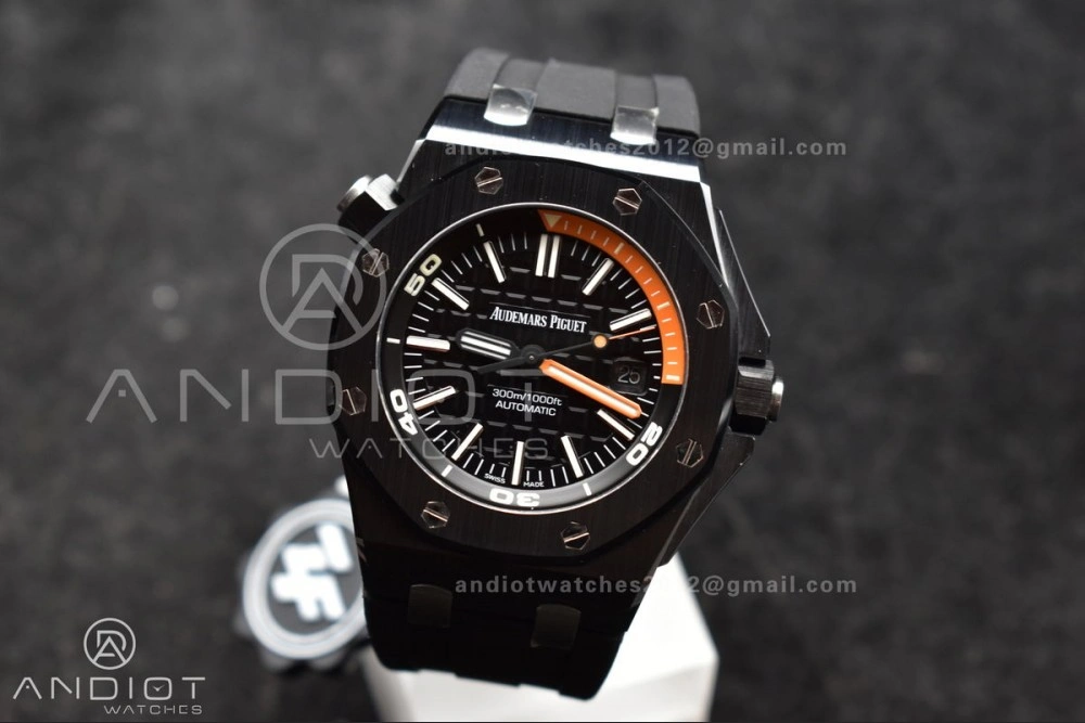 Tailored Royal Oak Offshore Diver 15707 Black Ceramic ZF 1:1 Best Edition SA3120 Super Clone 156