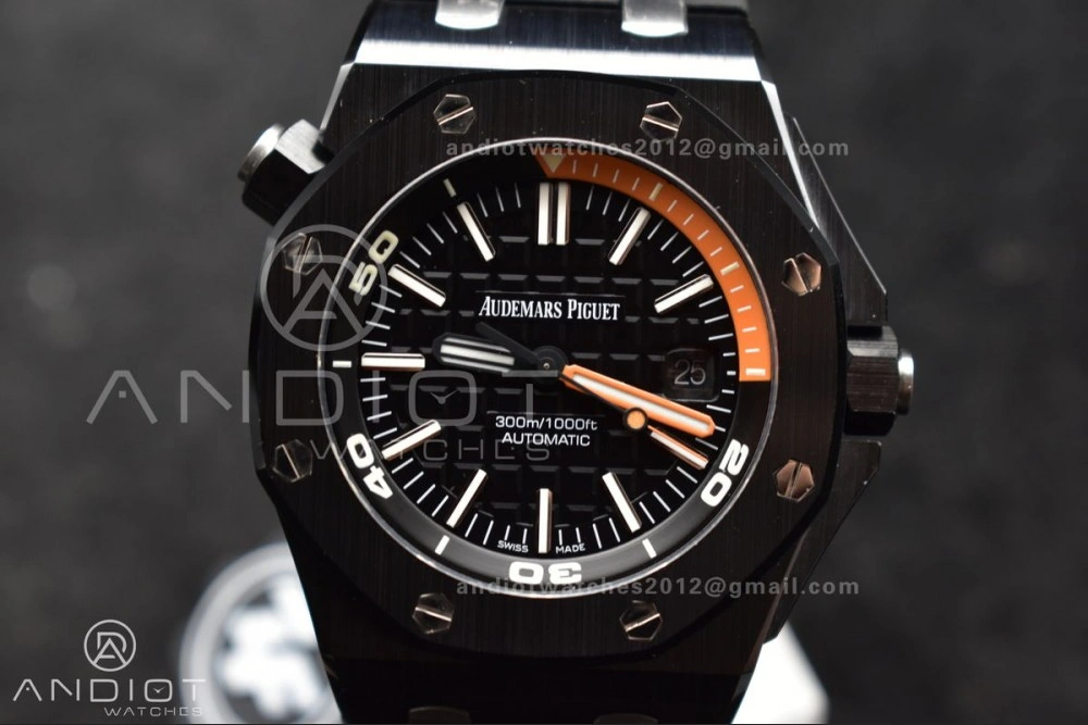 Tailored Royal Oak Offshore Diver 15707 Black Ceramic ZF 1:1 Best Edition SA3120 Super Clone 156