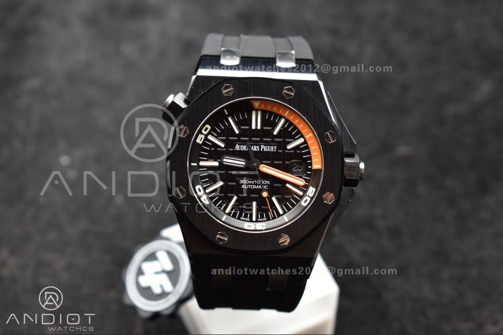 Tailored Royal Oak Offshore Diver 15707 Black Ceramic ZF 1:1 Best Edition SA3120 Super Clone 156