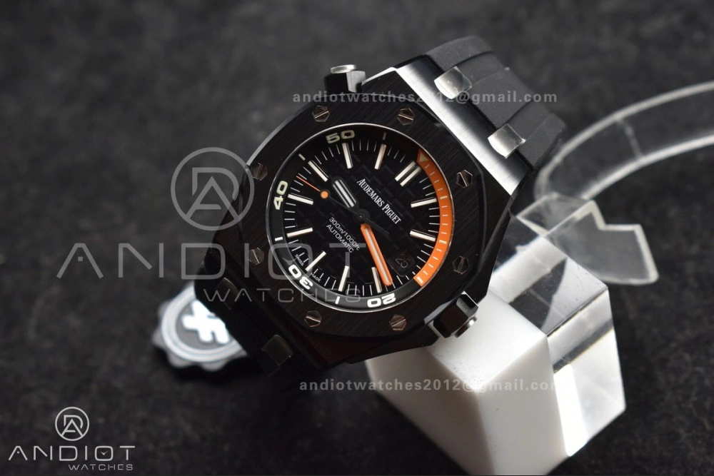 Tailored Royal Oak Offshore Diver 15707 Black Ceramic ZF 1:1 Best Edition SA3120 Super Clone 156