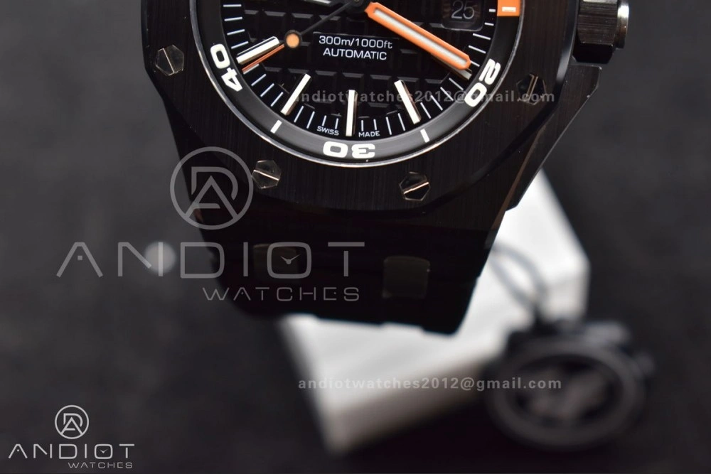 Tailored Royal Oak Offshore Diver 15707 Black Ceramic ZF 1:1 Best Edition SA3120 Super Clone 156