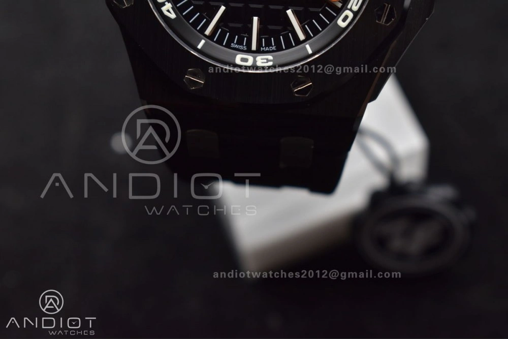 Tailored Royal Oak Offshore Diver 15707 Black Ceramic ZF 1:1 Best Edition SA3120 Super Clone 156