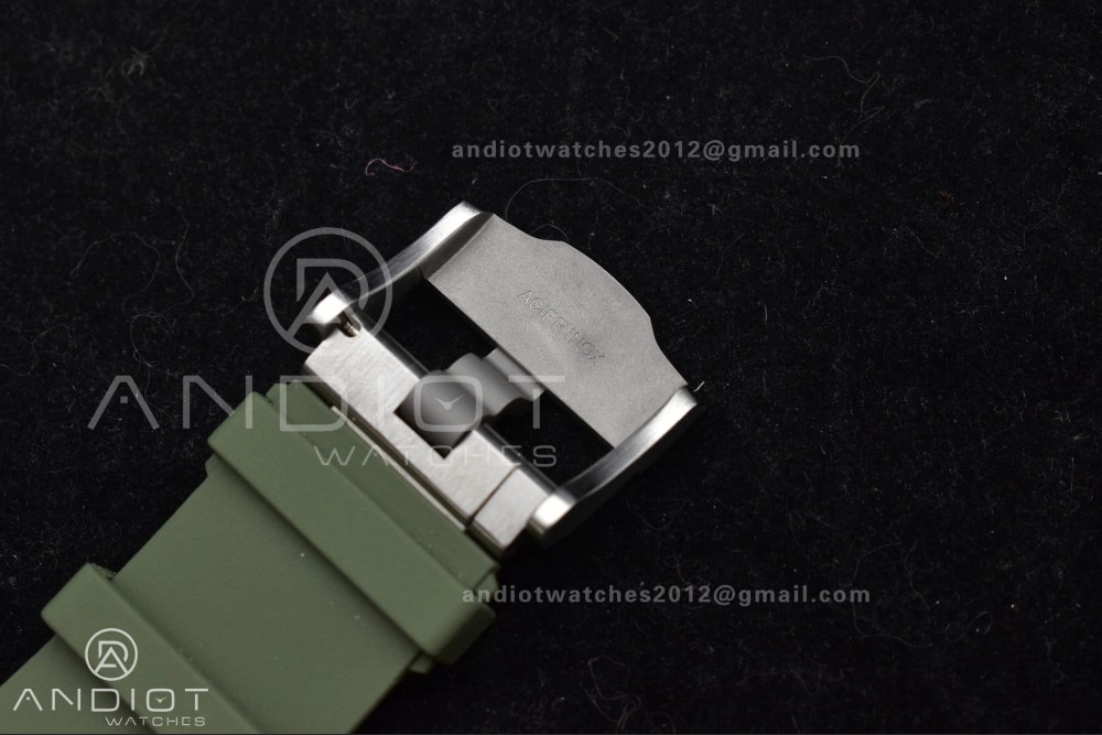 Royal Oak Offshore Diver 15720 SS APSF 1:1 Best Edition Green Dial on Green Rubber Strap A4308 Super Clone Practical 157