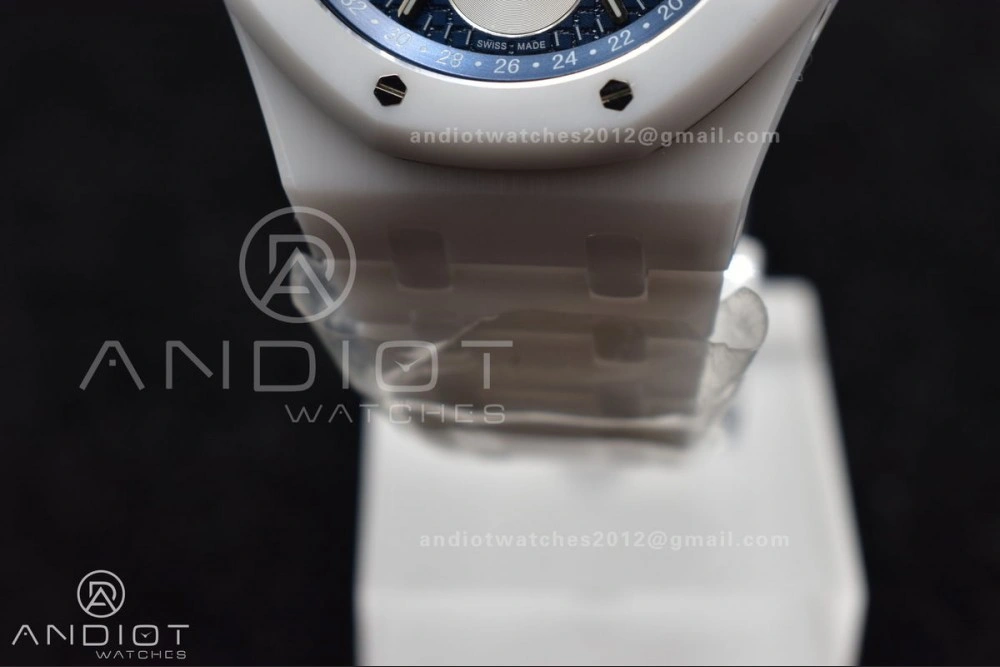 Royal Oak Perpetual Calendar 26579cb White Ceramic APSF Best Edition on Ceramic Bracelet A ZeroBulk 154