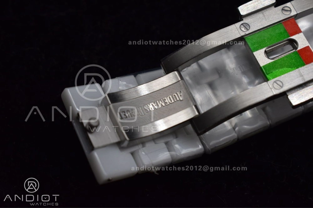 Royal Oak Perpetual Calendar 26579cb White Ceramic APSF Best Edition on Ceramic Bracelet A ZeroBulk 154