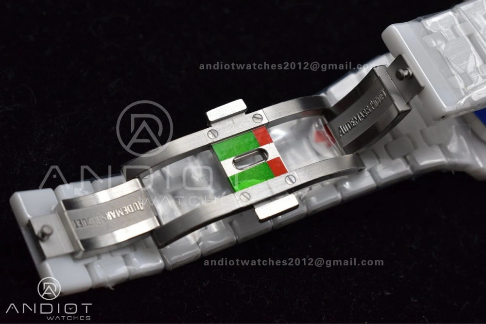 Royal Oak Perpetual Calendar 26579cb White Ceramic APSF Best Edition on Ceramic Bracelet A ZeroBulk 154