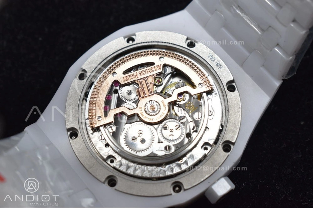 Royal Oak Perpetual Calendar 26579cb White Ceramic APSF Best Edition on Ceramic Bracelet A ZeroBulk 154