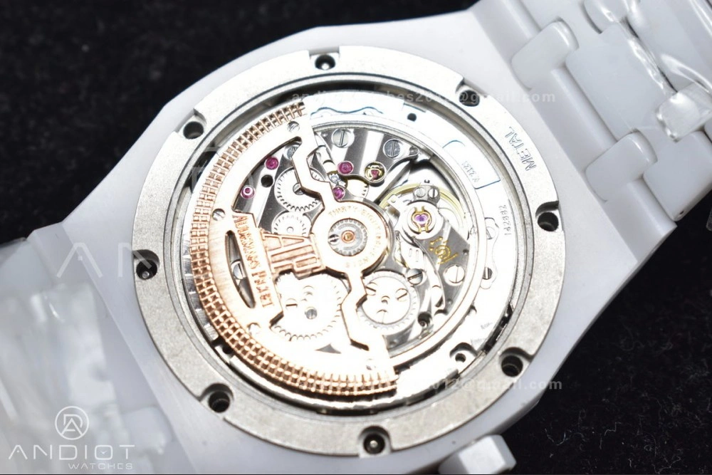 Royal Oak Perpetual Calendar 26579cb White Ceramic APSF Best Edition on Ceramic Bracelet A ZeroBulk 154