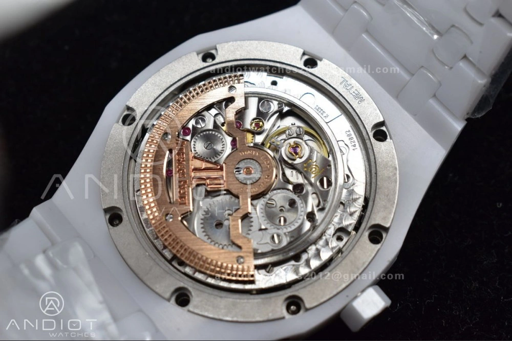 Royal Oak Perpetual Calendar 26579cb White Ceramic APSF Best Edition on Ceramic Bracelet A ZeroBulk 154