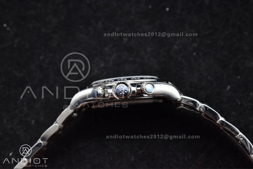 SBF VS Factory 1:1 Rolex Daytona 126500 Black Dial in 904L Steel SL4801 Movement SunProtective 1051