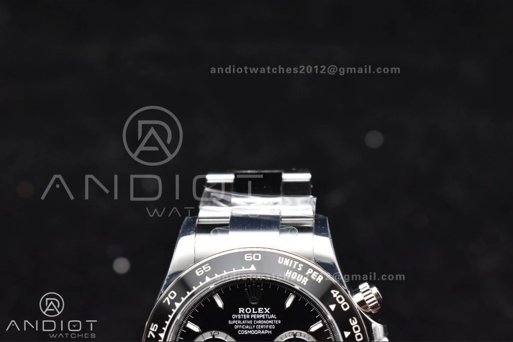 SBF VS Factory 1:1 Rolex Daytona 126500 Black Dial in 904L Steel SL4801 Movement SunProtective 1051